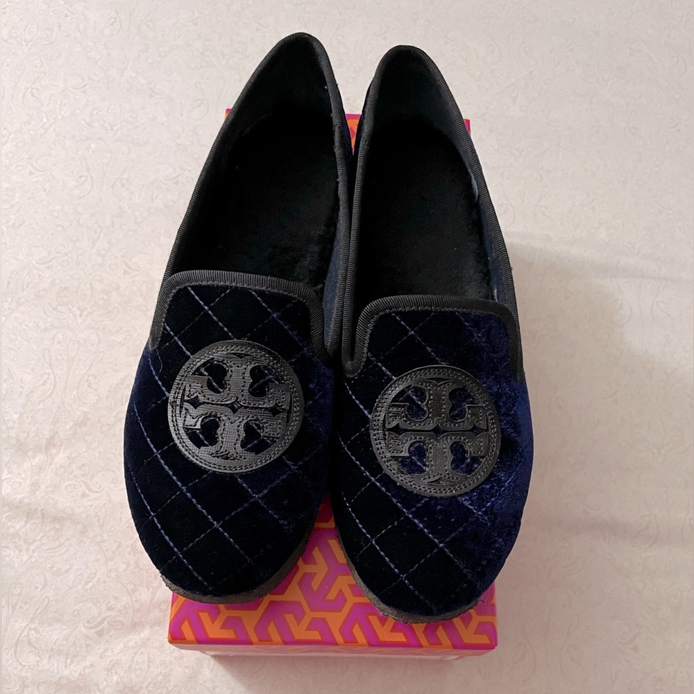 Tory Burch Velvet slippers